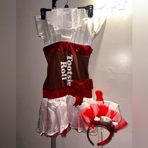Chasing Fireflies Tootsie Roll Halloween Costume Child Girl 6 Dress Candy Party